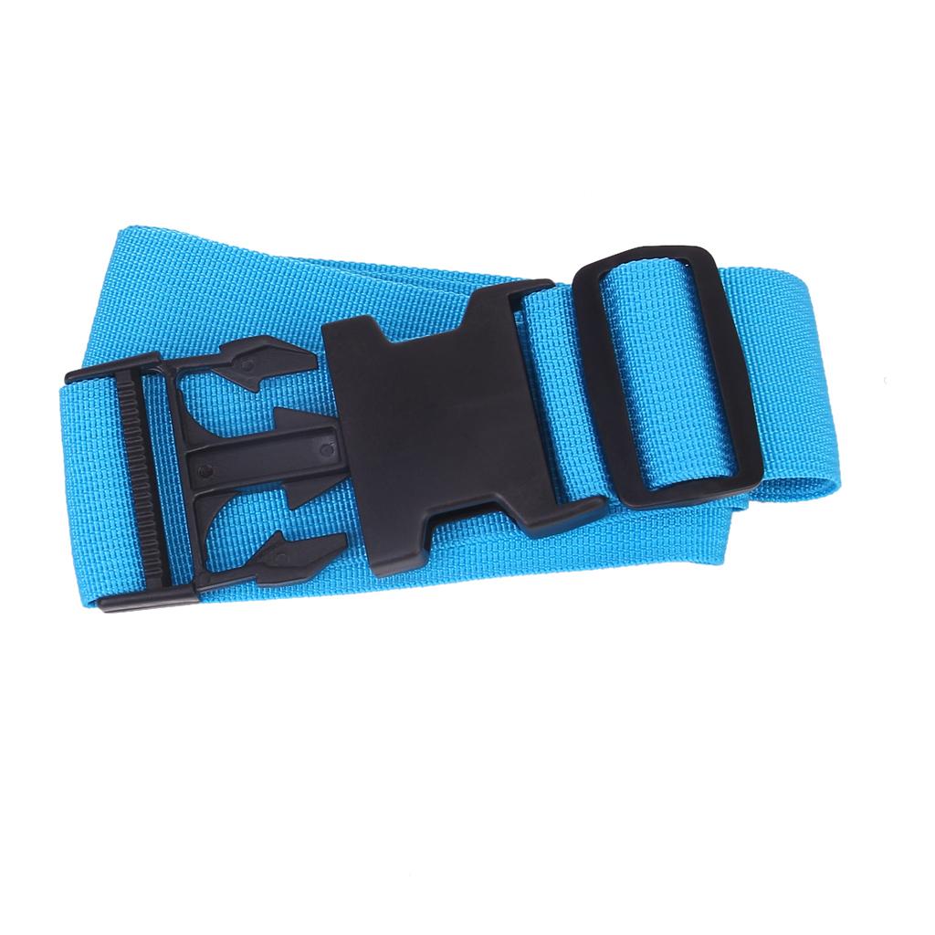 2 Pieces Luggage Straps Suitcase Belts Travel Bag Accessories Sky Blue