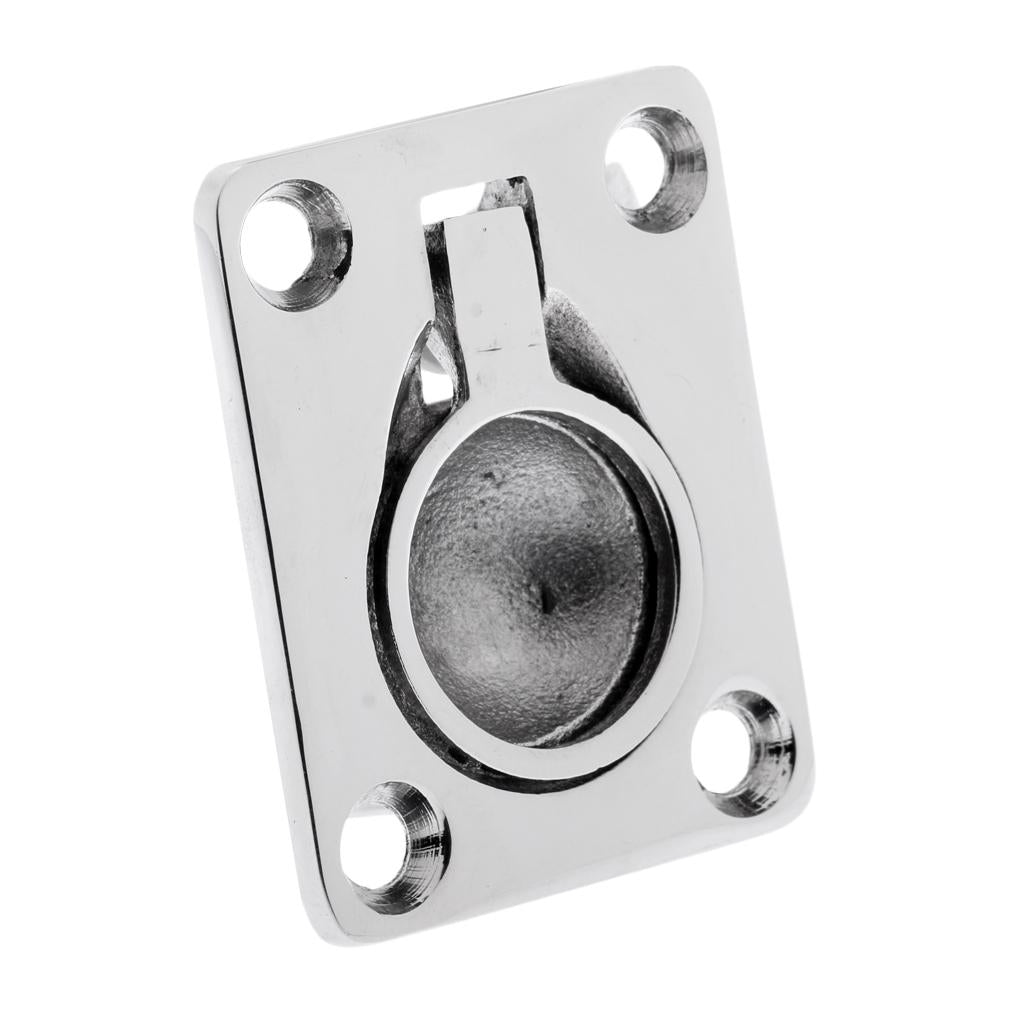 316 Stainless Steel Flush Pull Lift Ring Handle for Marine Boat Hatch Locker