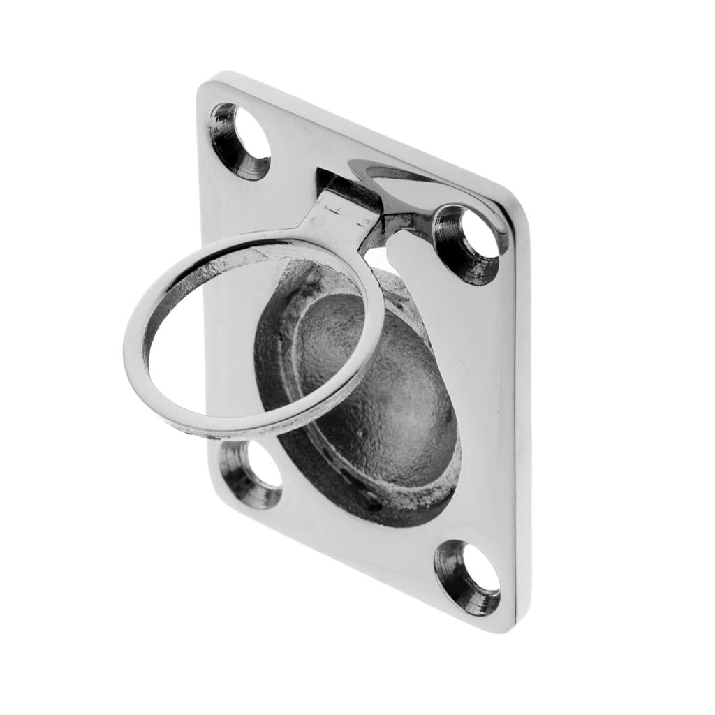 316 Stainless Steel Flush Pull Lift Ring Handle for Marine Boat Hatch Locker
