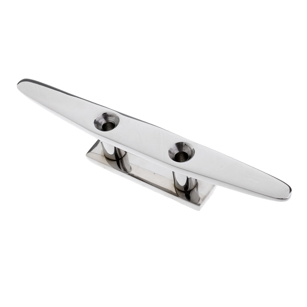 Heavy Duty 8 316 Stainless Steel Marine Boat Flat Top Low Cleat Rope Tie"
