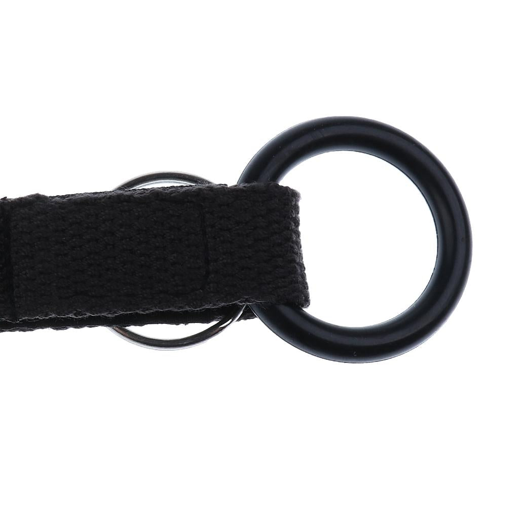 Hiking Travel Water Bottle Carabiner Clip Hook with Rubber Ring Red