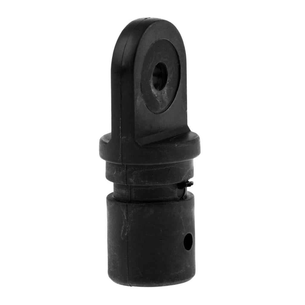 Durable Black Nylon Marine Boat Bimini Top Fitting 22mm 7/8'' Tube Internal Eye End Insert Hardware Accessories