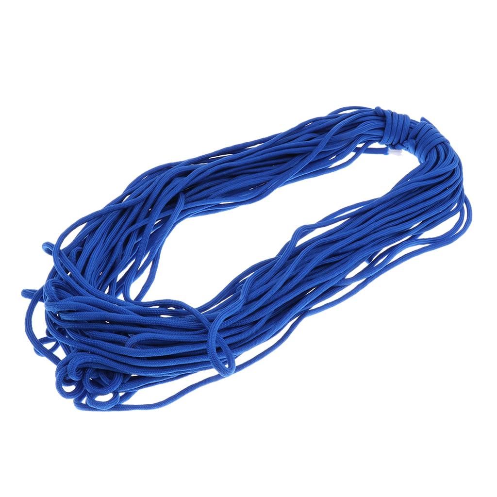 100FT Outdoor Camping Paracord Parachute Cord Rope 7 Strand Core Blue