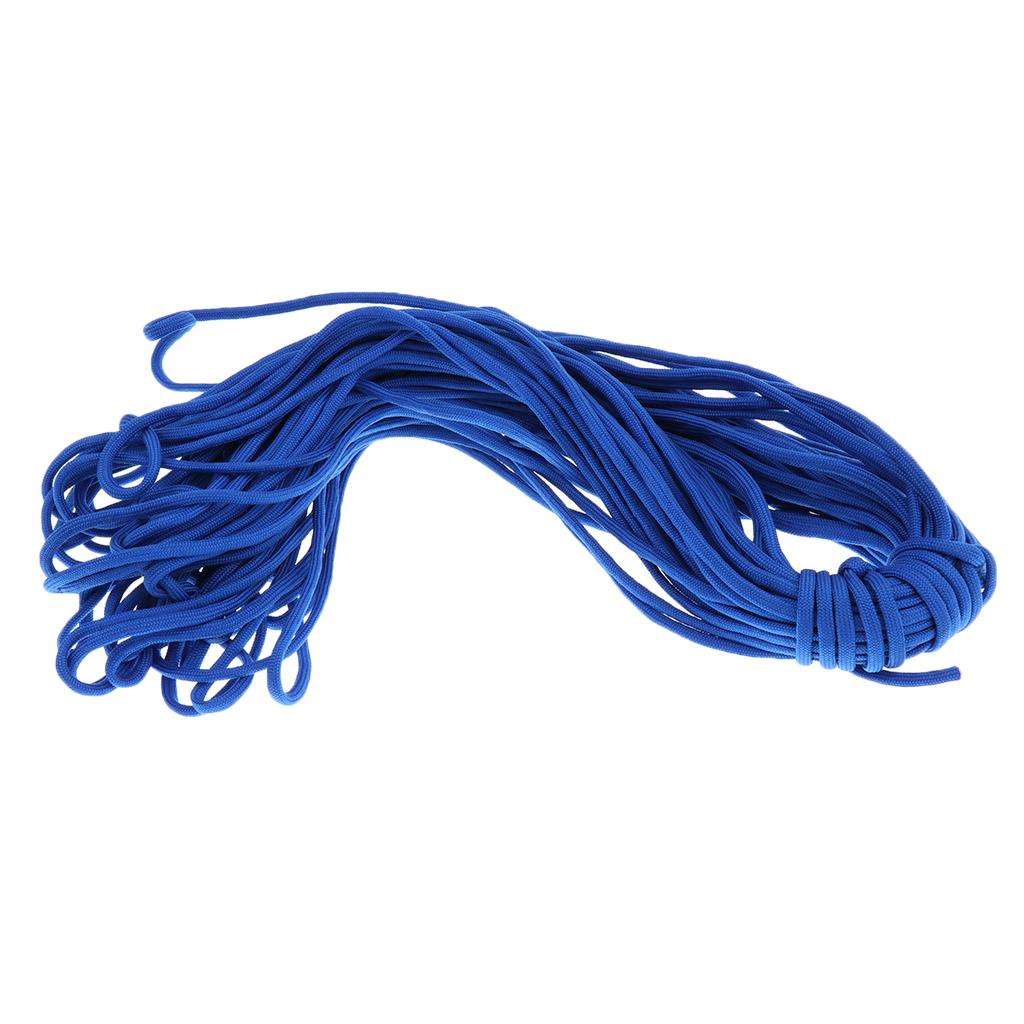 100FT Outdoor Camping Paracord Parachute Cord Rope 7 Strand Core Blue