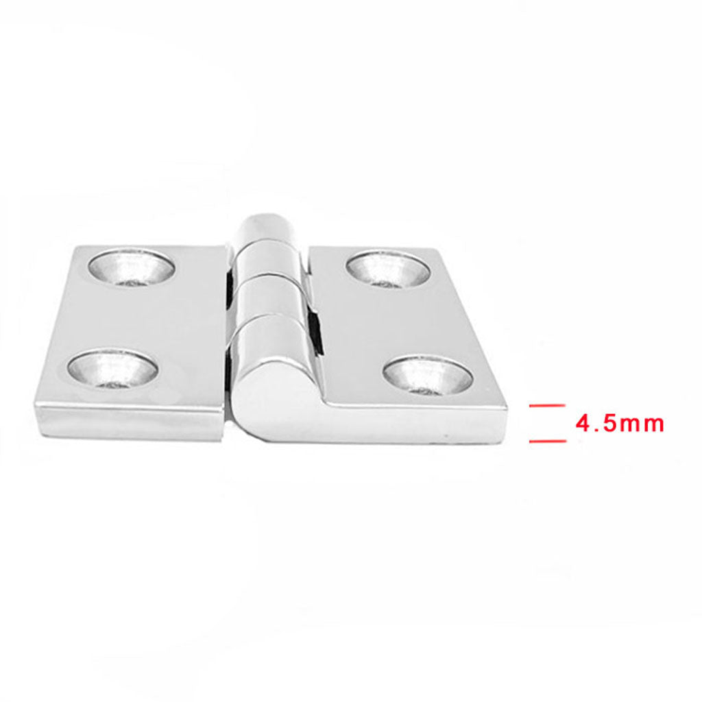 2 Pieces Stainless Steel Marine Boat Door Hatch Compartment Butt Hinge 50mm