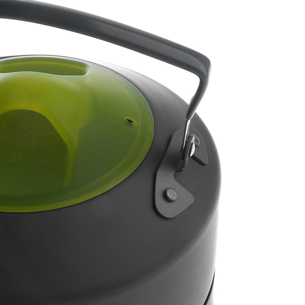 Portable Aluminum Outdoor Camping Picnic Coffee Pot Teapot Water Kettle 0.9L