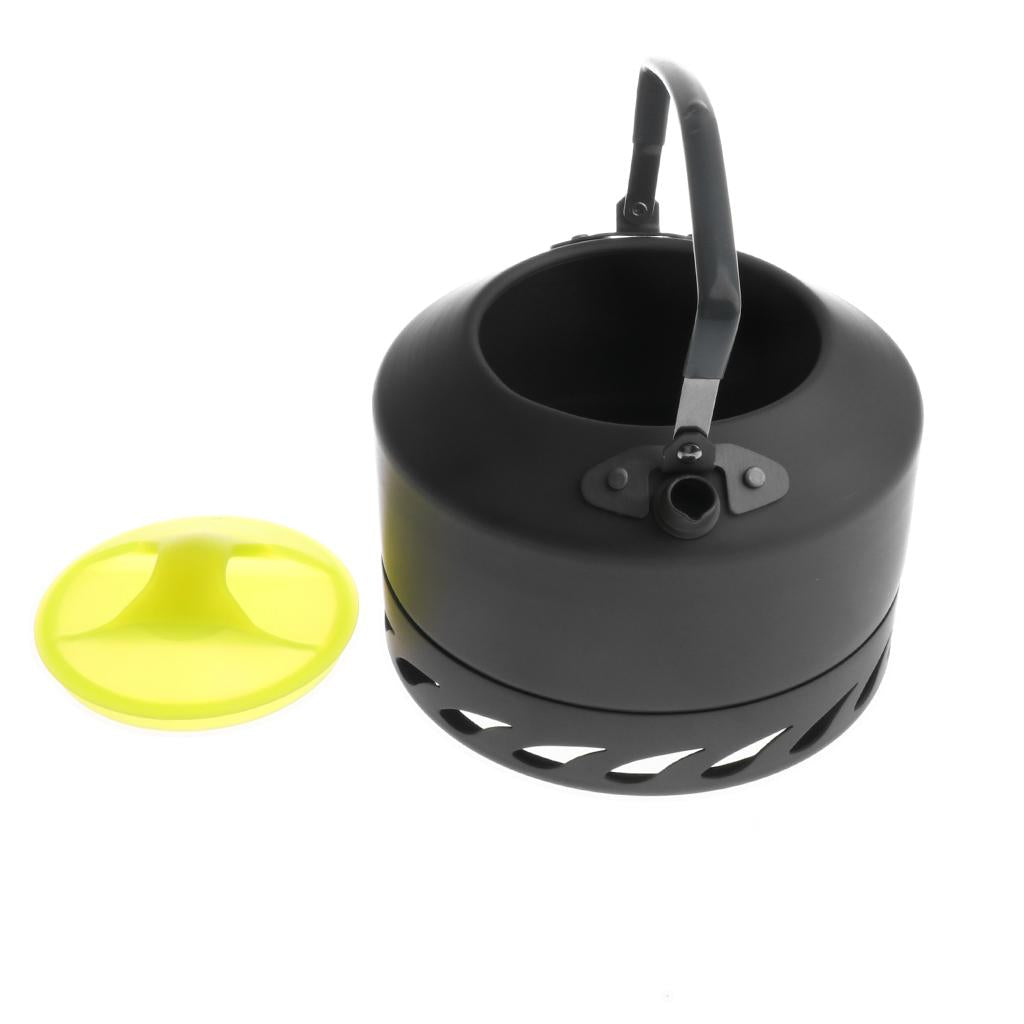 Portable Aluminum Outdoor Camping Picnic Coffee Pot Teapot Water Kettle 0.9L