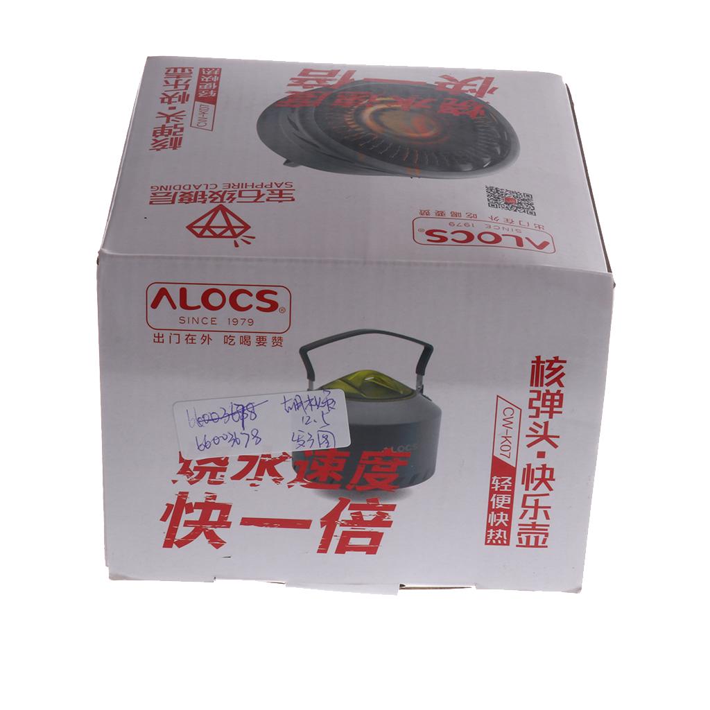 Portable Aluminum Outdoor Camping Picnic Coffee Pot Teapot Water Kettle 0.9L