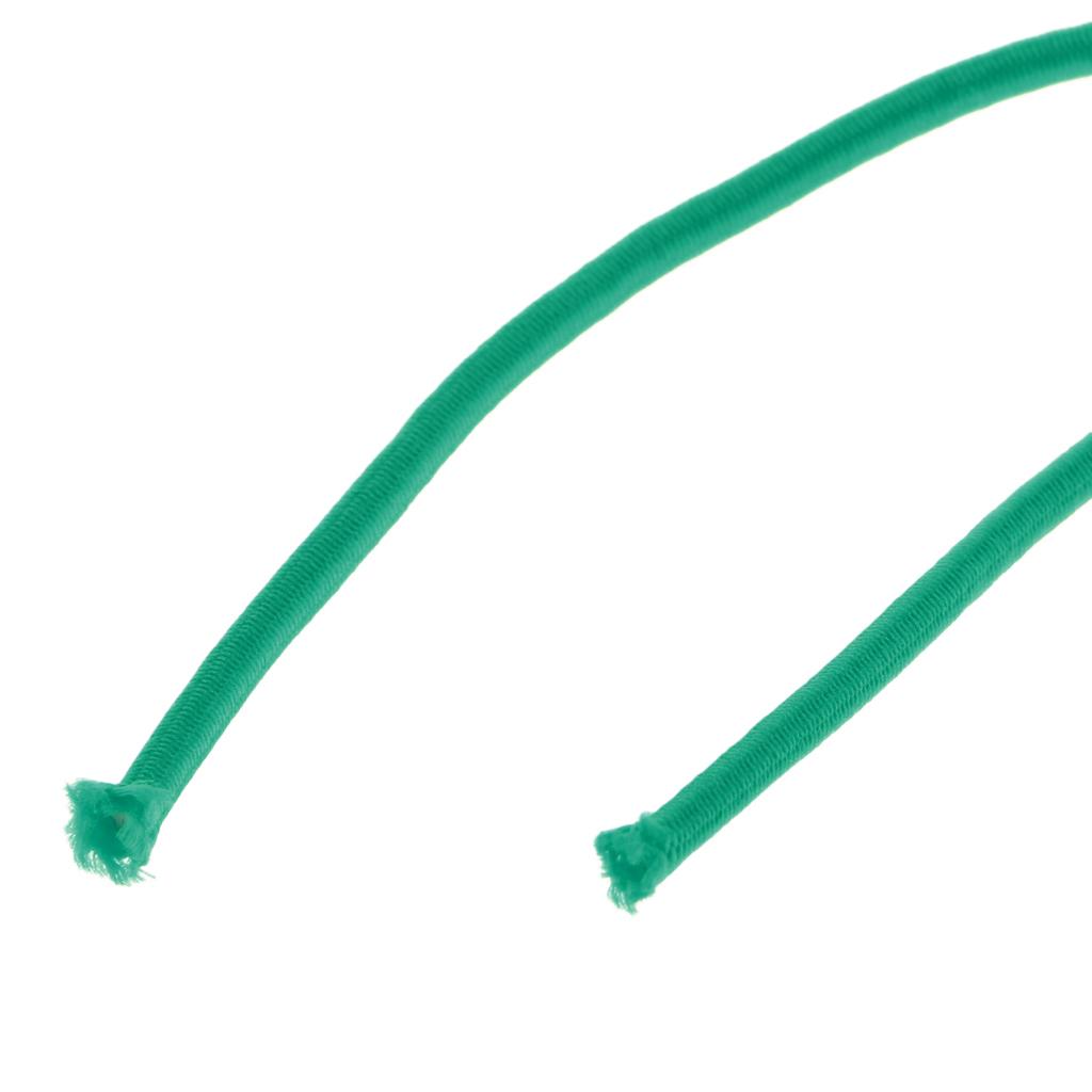 Elastic Bungee Rope Shock Cord Tie Down for Roof Racks Boats 10m Green