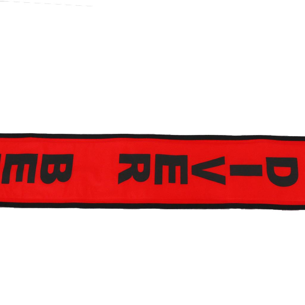 Safety High Visibility Scuba Diver SMB Surface Marker Buoy 5ft Red