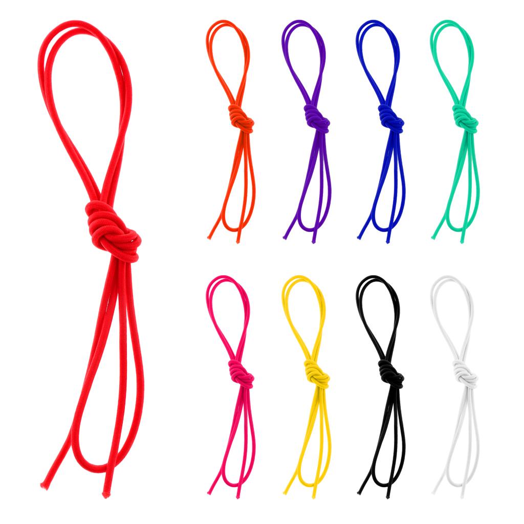 2x3mm Red Elastic Bungee Rope Shock Cord Tie Down Boats Trailers Kayak 1m
