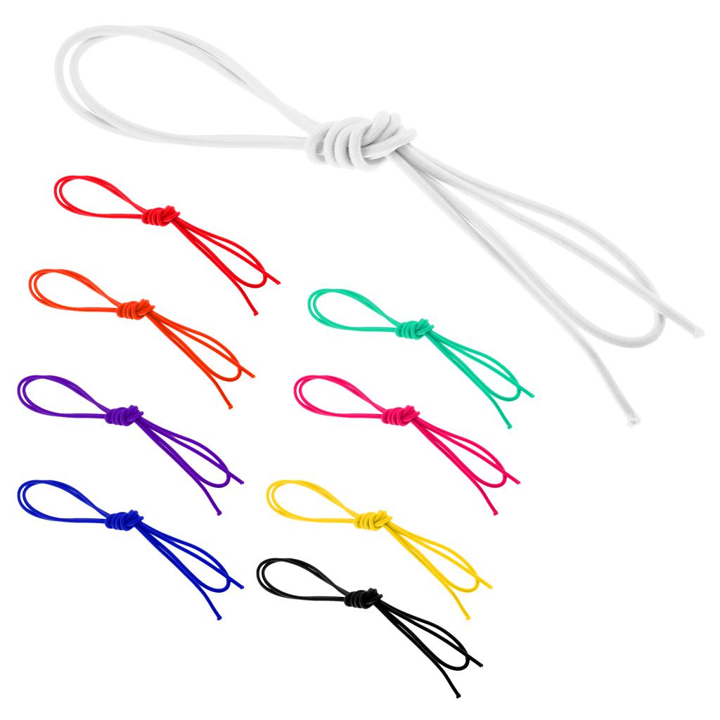 4x3mm Red Elastic Bungee Rope Shock Cord Tie Down Boats Trailers Kayak 1m