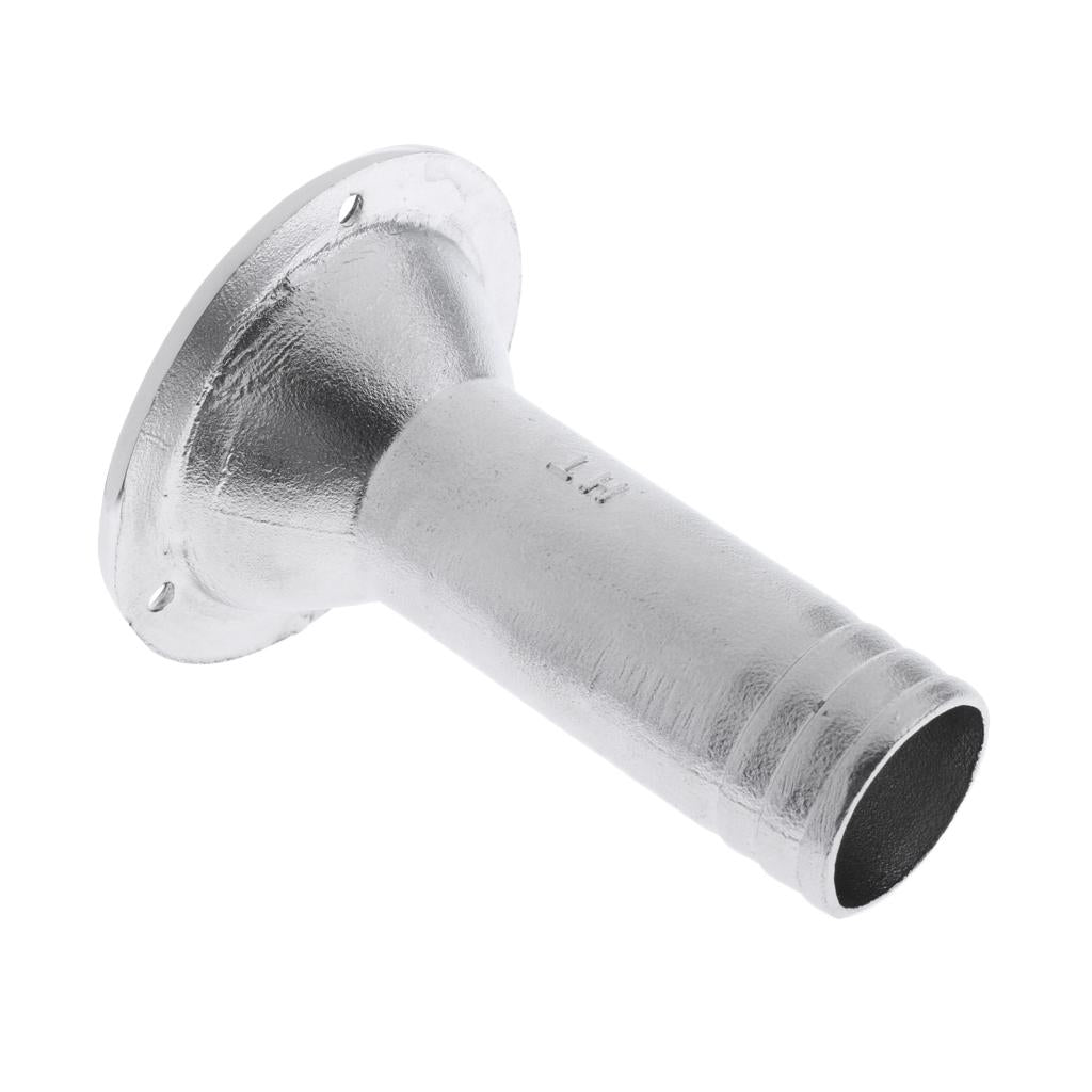 Polished 316 Stainless Steel Boat Deck Drain Scupper For Marine Boat Yacht