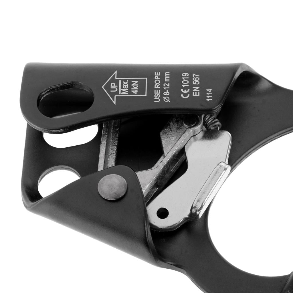 Outdoor Rock Tree Climbing Caving Left Hand Ascender for 8-12 mm Rope