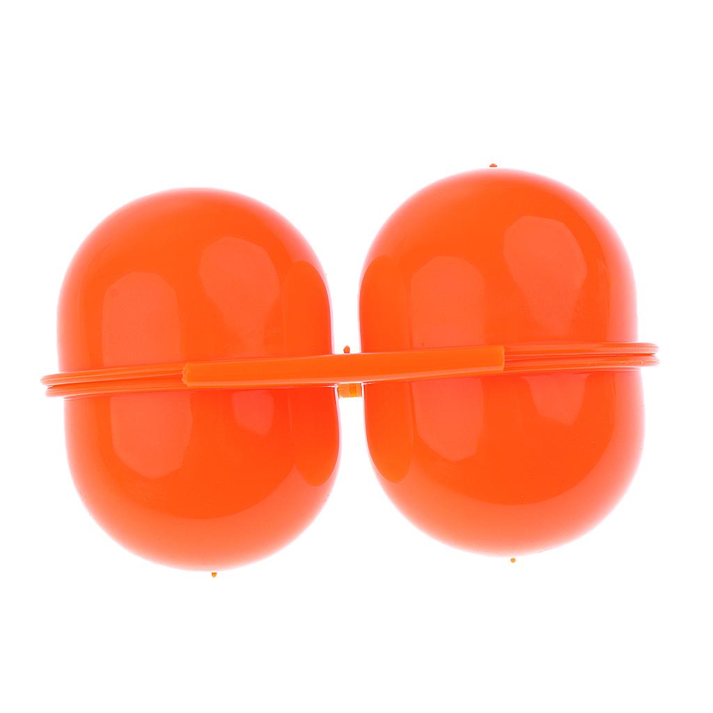 Portable Folding Outdoor Camping Hiking Picnic Egg Storage Container Orange