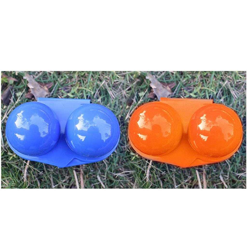 Portable Folding Outdoor Camping Hiking Picnic Egg Storage Container Orange