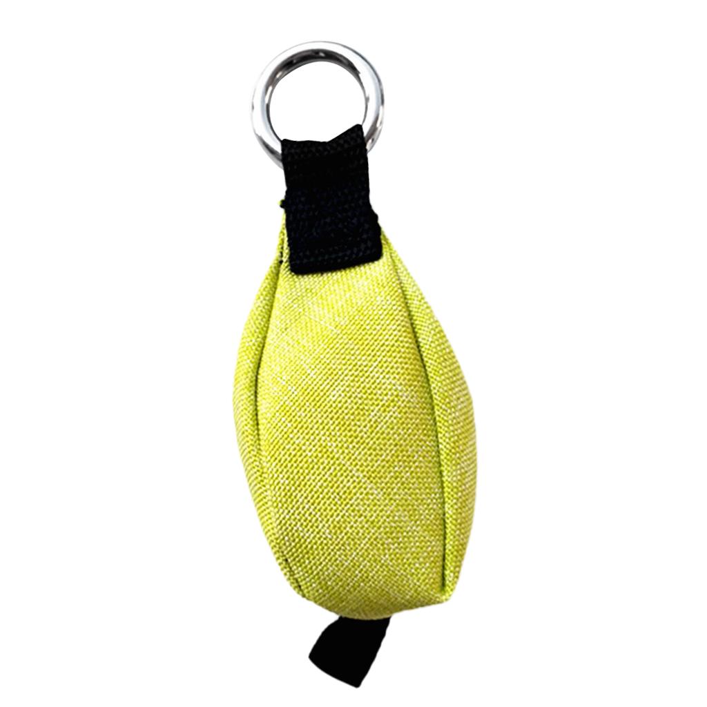 400g /14 oz Rock Climbing Throw Weight Bag Tree Arborist Rigging Fruit Green