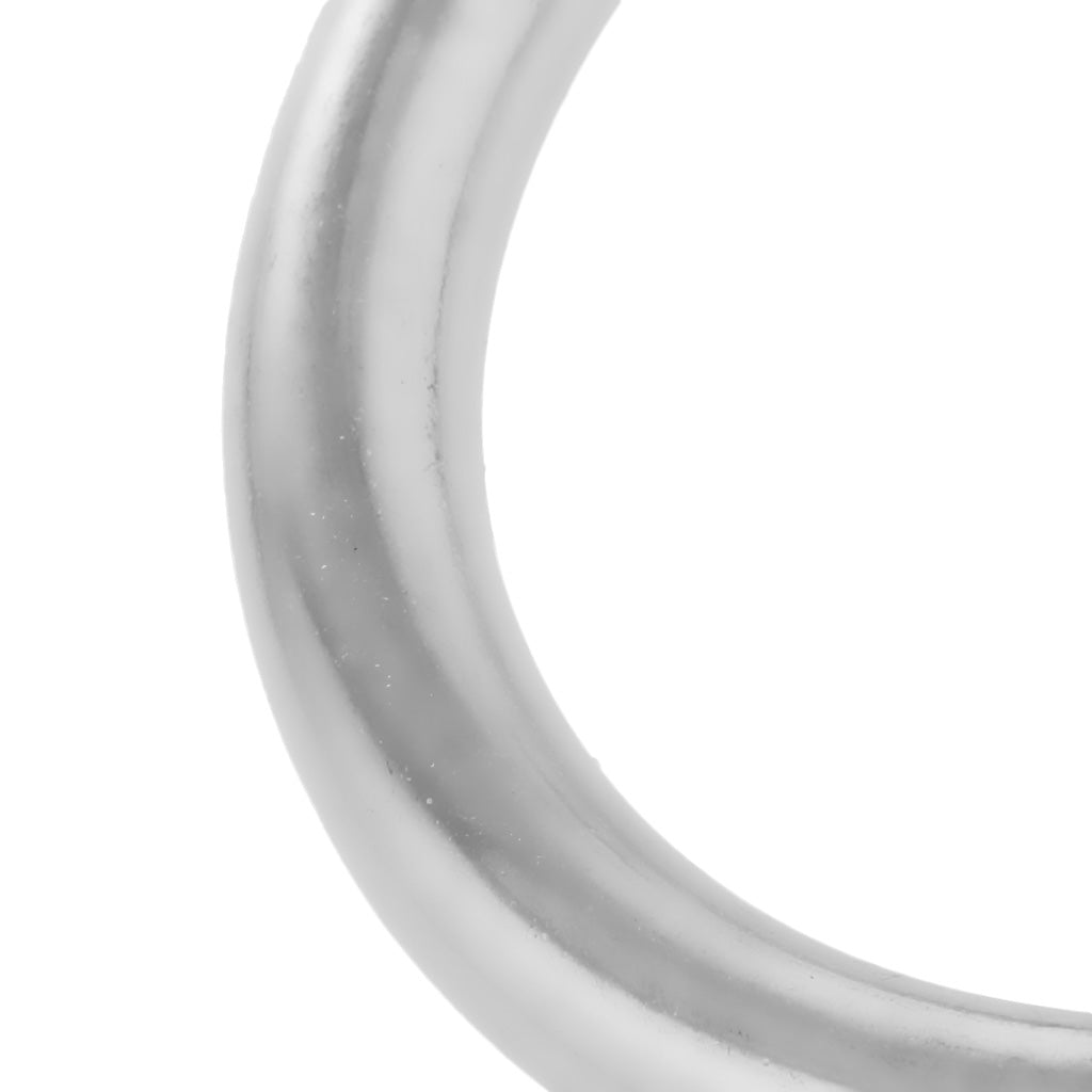 Solid 304 Stainless Steel Webbing Strapping Welded O Ring DIY Craft 49x12mm