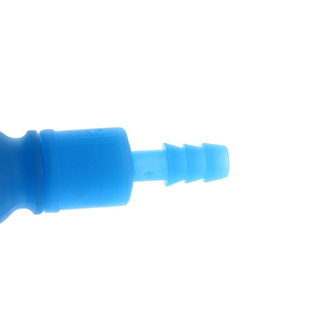 Silicone Sport Water Bag Hydration Pack Bite Valve Nozzle Bladder Blue