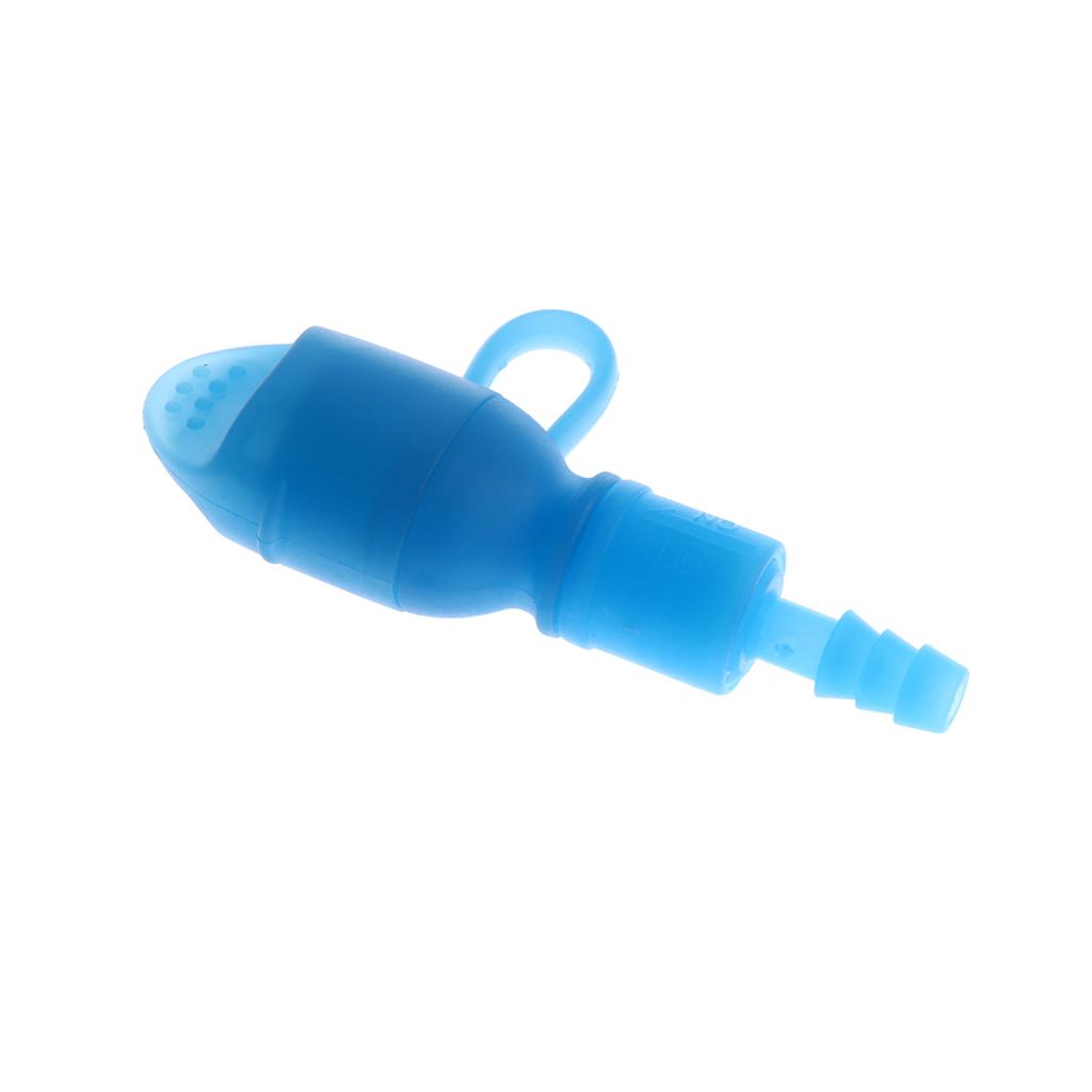 Silicone Sport Water Bag Hydration Pack Bite Valve Nozzle Bladder Blue