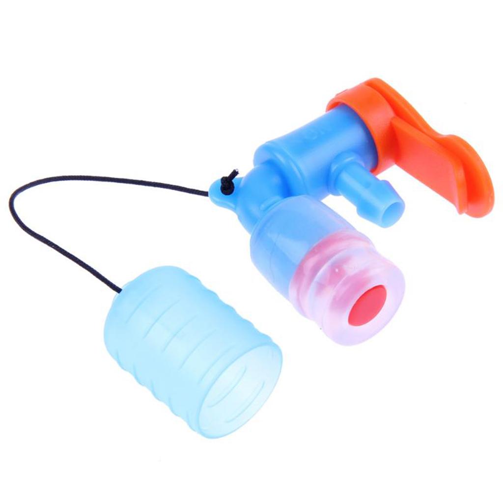 Outdoor Water Bag Silicone Hydration Pack Suction Nozzle Valve with Clip