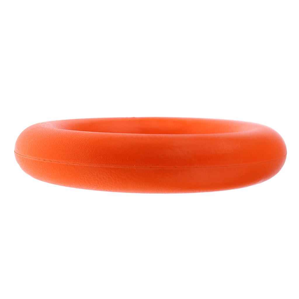 Non Slip Durable Rubber Water Buoyant Floating Throwing Ring Float Buoy for Safety Life Saving Rope
