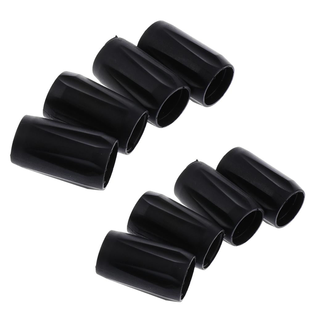 4x Plastic Walking Pole Tips Protector Replacement for Hiking Trekking 14mm