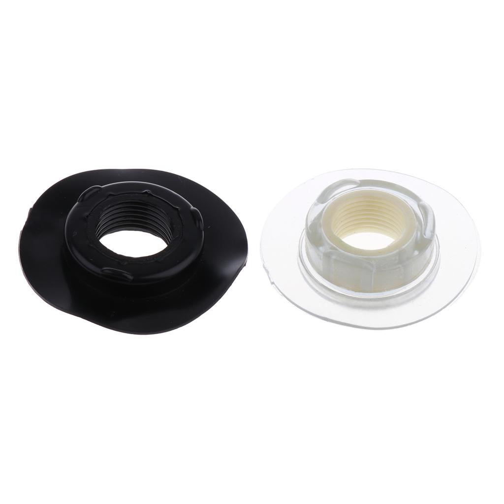 Plastic Air Valve Base Pedestal Screw Type 22mm for Inflatable Kayak Black