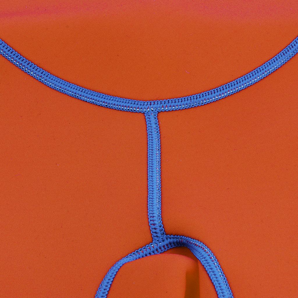 2.5mm Neoprene Kids Full Body Long Sleeve Diving Swimming Suit S Orange