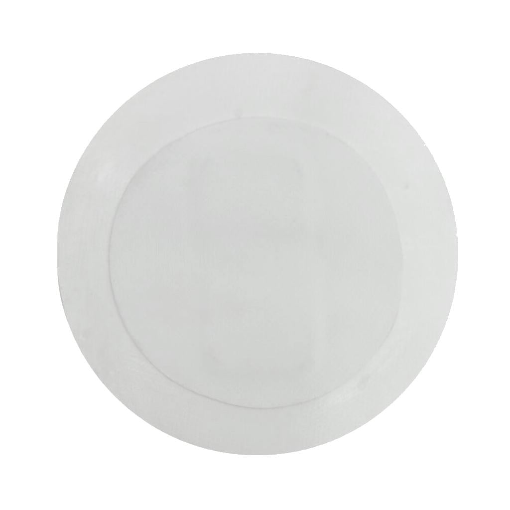 4 Pieces D-ring Pad Patch for Inflatable Boat Raft Dinghy Kayak White