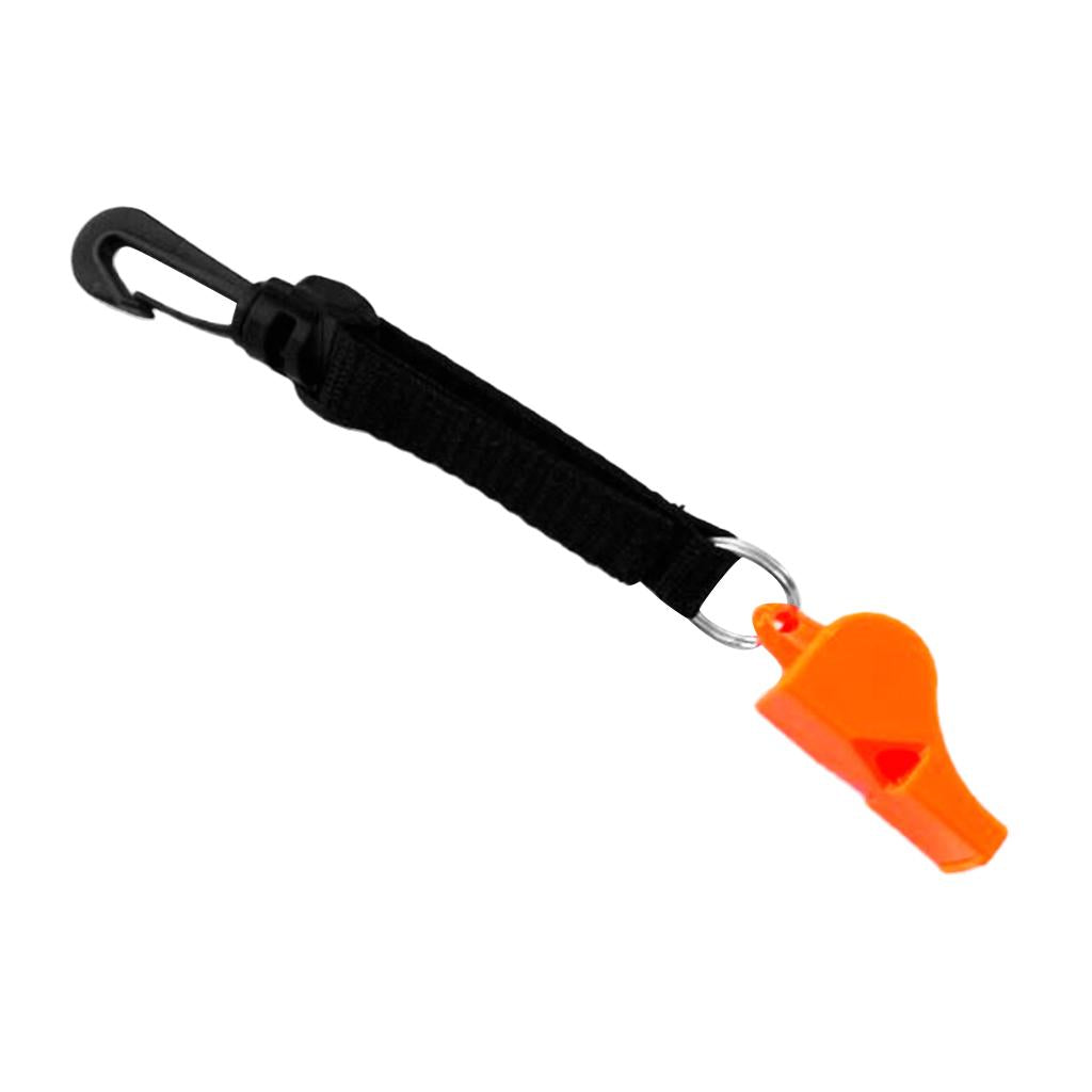 Ultra-loud Emergency Scuba Dive Safety Whistle Outdoor Survival Gear Orange