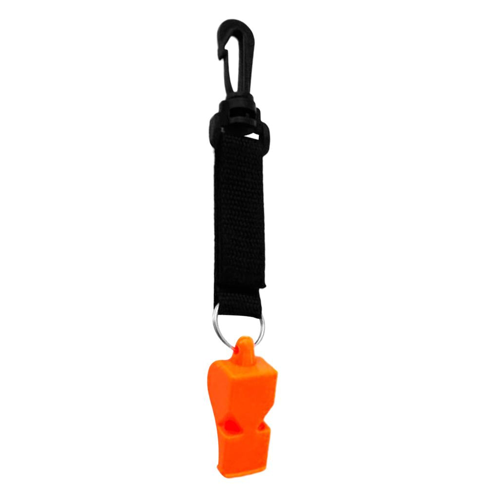 Ultra-loud Emergency Scuba Dive Safety Whistle Outdoor Survival Gear Orange