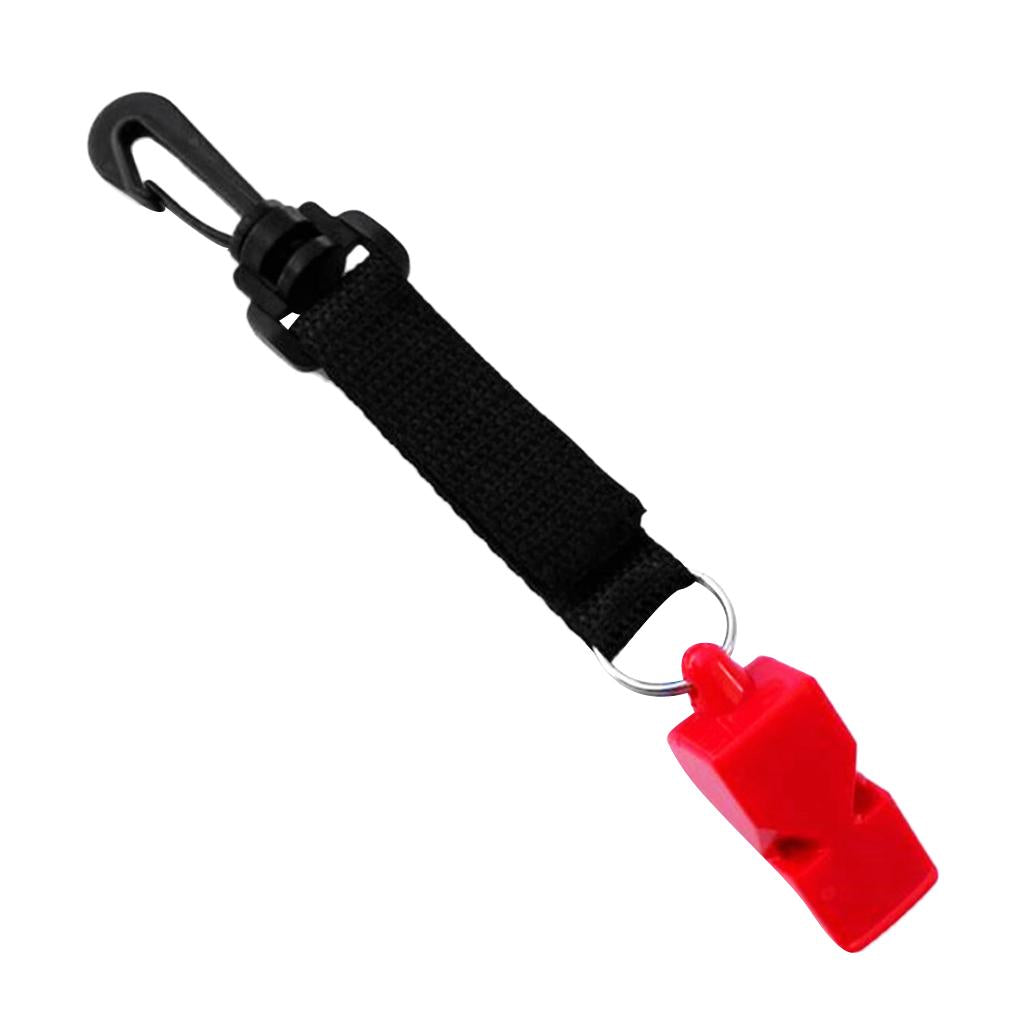 Ultra-loud Emergency Scuba Dive Safety Whistle Outdoor Survival Gear Red