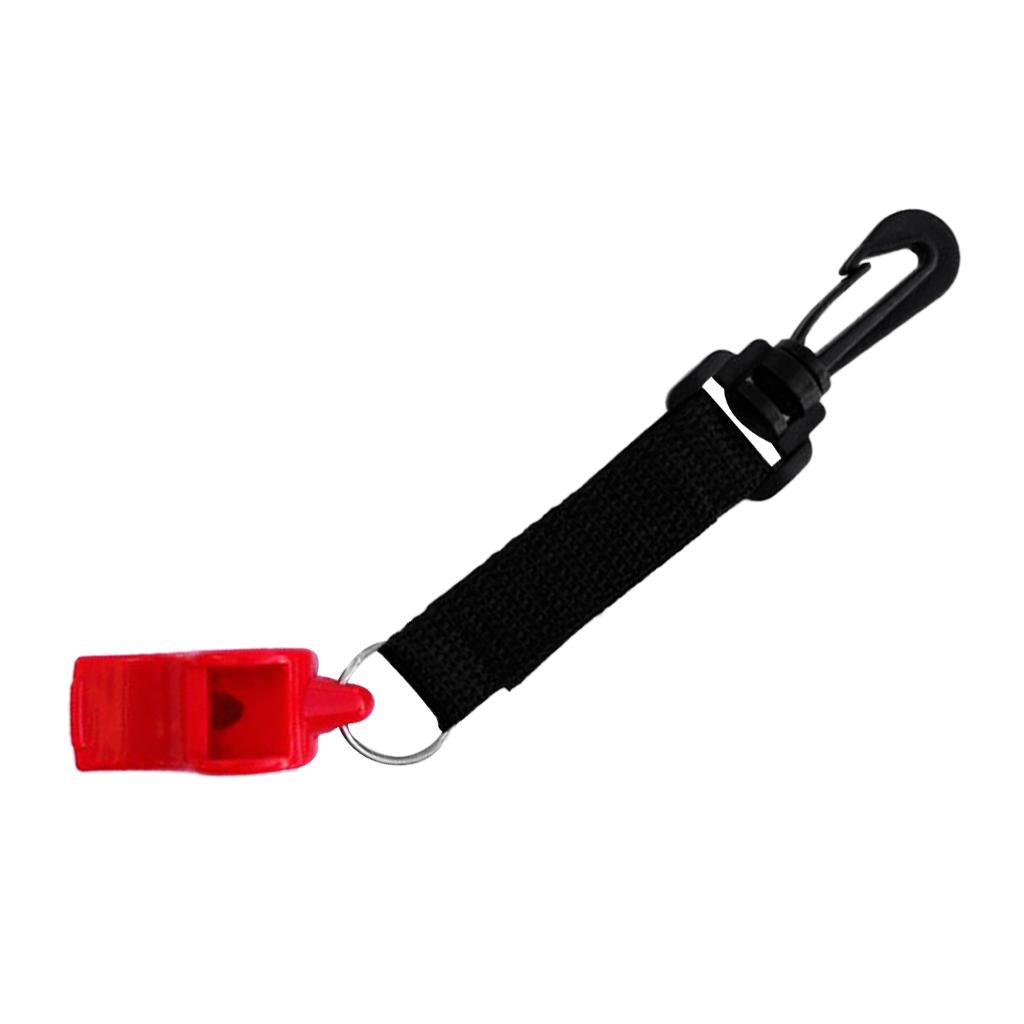 Ultra-loud Emergency Scuba Dive Safety Whistle Outdoor Survival Gear Red