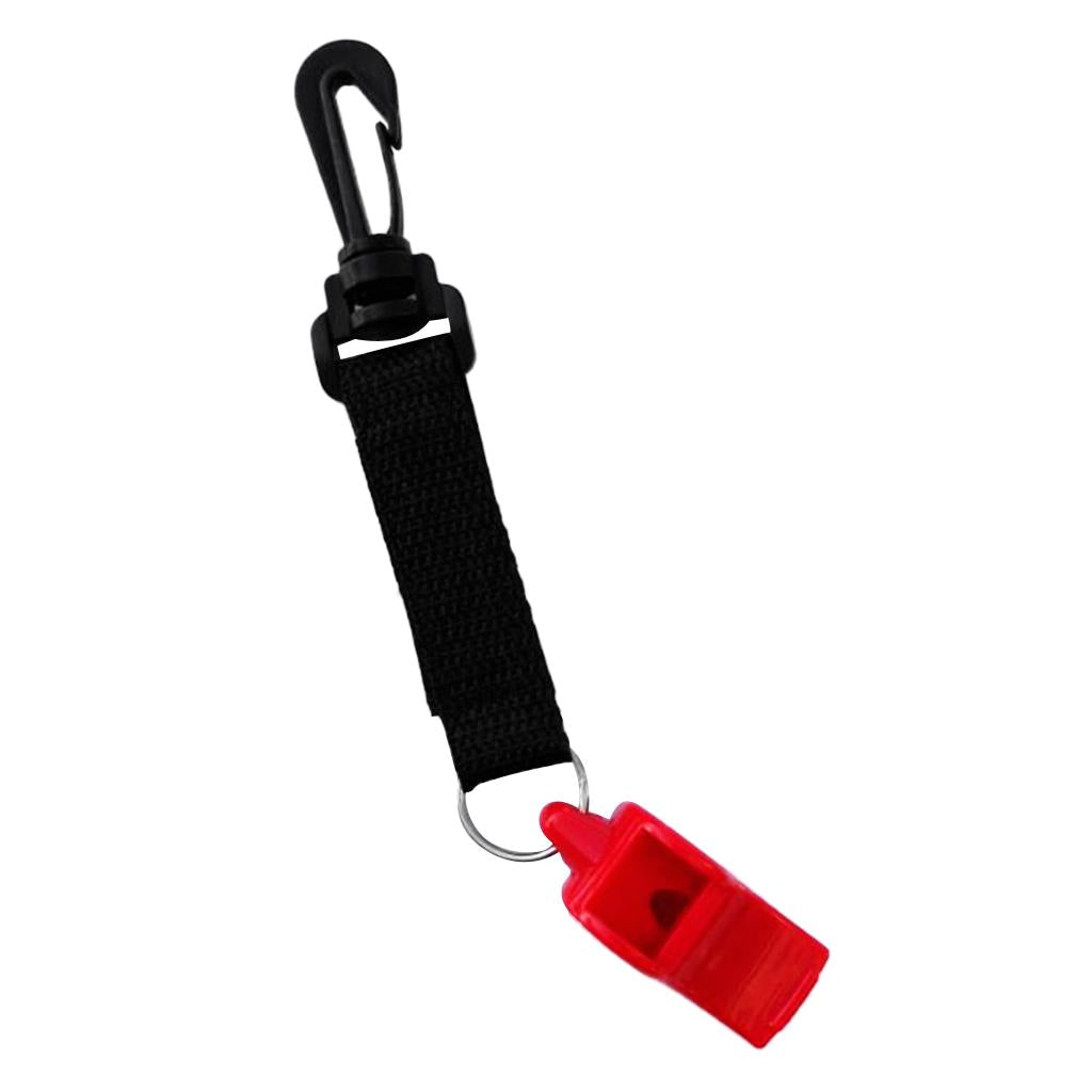 Ultra-loud Emergency Scuba Dive Safety Whistle Outdoor Survival Gear Red