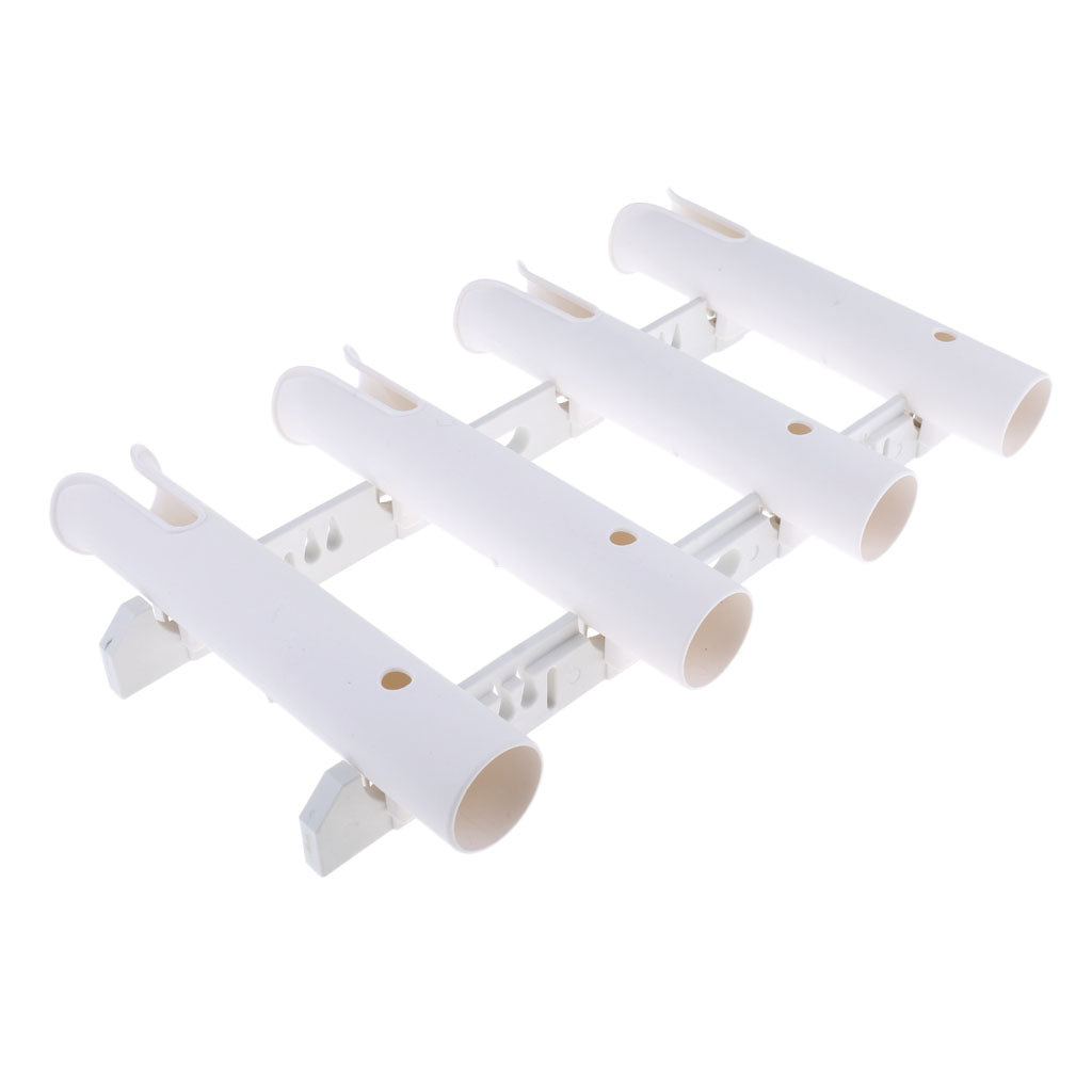 Marine Boat Yacht Vertical Fishing Rod Holder Rack Pole Rest Support 4 Tube