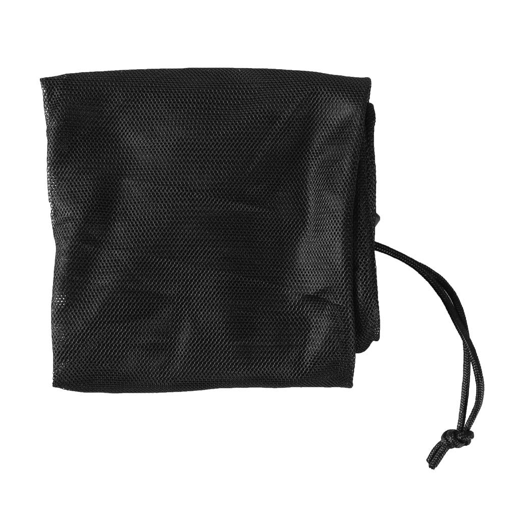 Ultra Light Mesh Stuff Sack Storage Bag for Tavel Camping Black