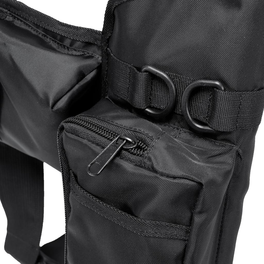 Archery Arrow Quiver Holder Belt Waist Recurve Bow Hunting 3 Tubes Black