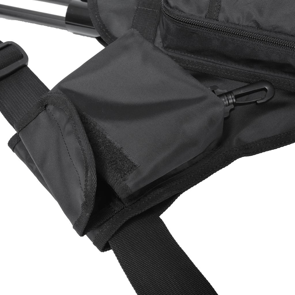 Archery Arrow Quiver Holder Belt Waist Recurve Bow Hunting 3 Tubes Black