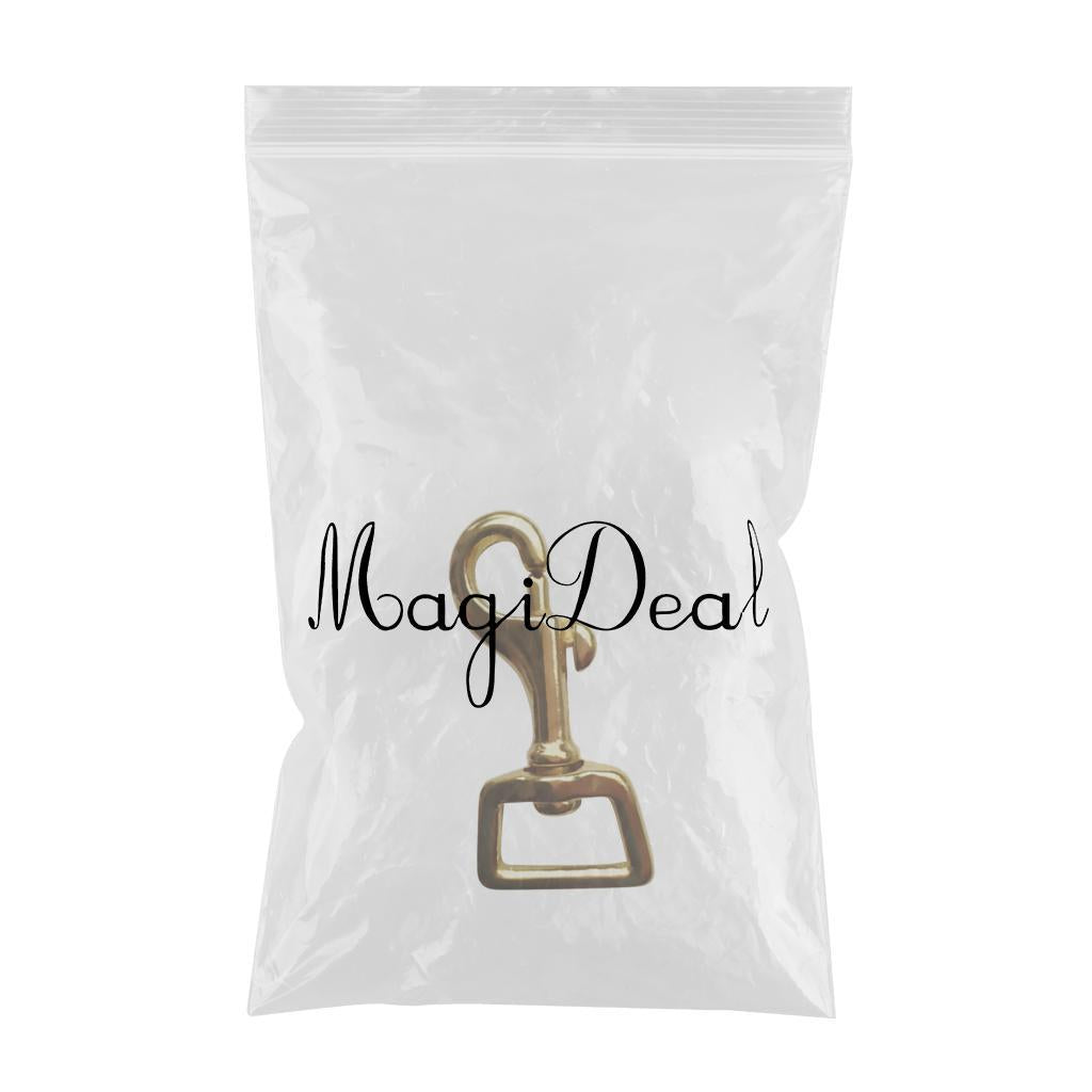 Solid Brass Square Swivel Trigger Clip Snap Hook Bag Clasp Key Chain 16x59mm
