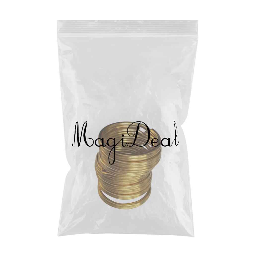 10 Pieces Brass Round Split Key Chain Rings Key Holder Loop DIY Craft 30mm