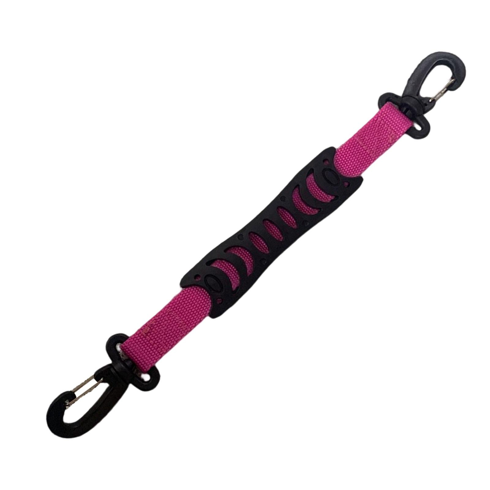 Roller Skates Hanging Handle Buckle Skating Shoes Carrier Strap Hook Pink