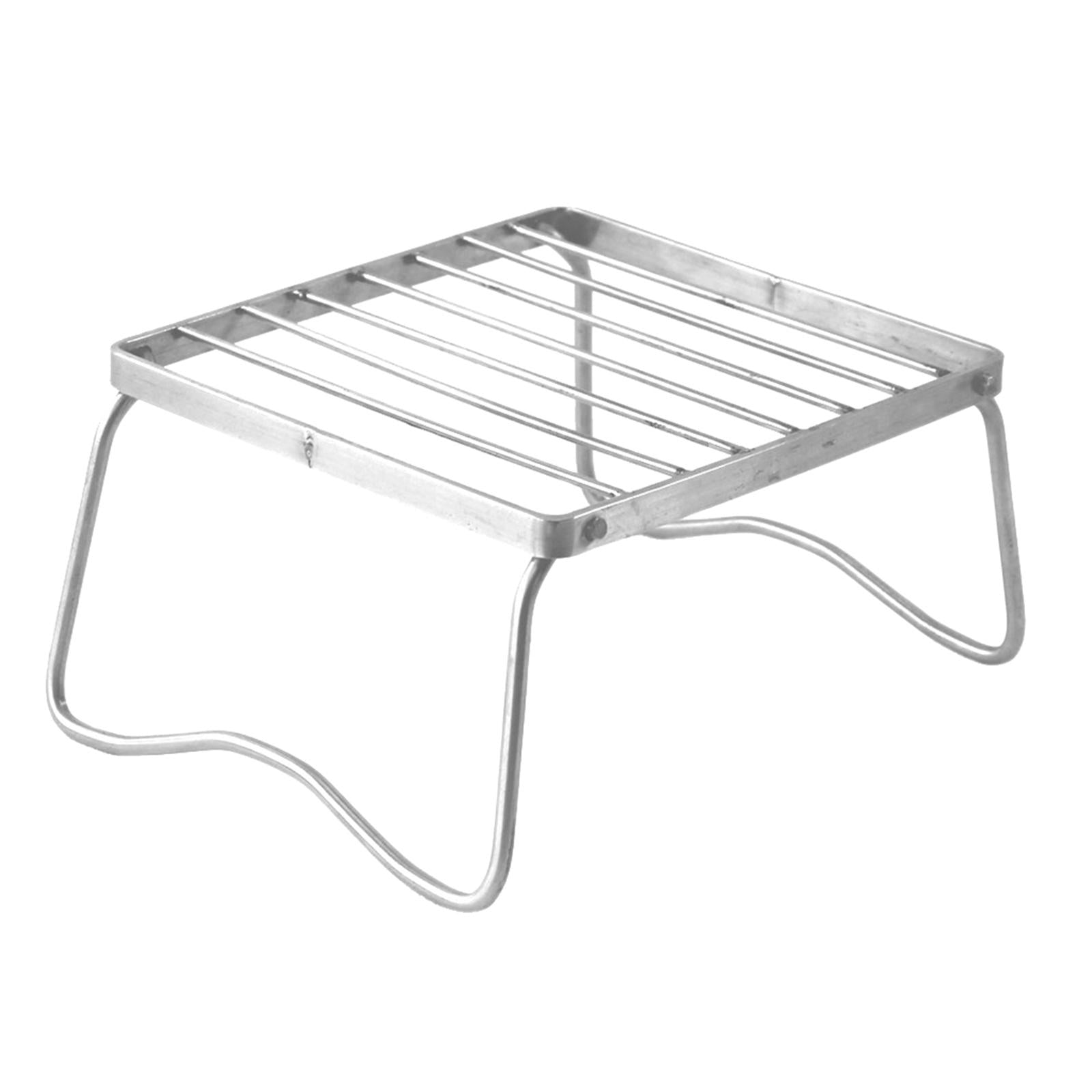 Outdoor Stainless Steel Foldable Stove Stand Rack Camping Pot Bracket