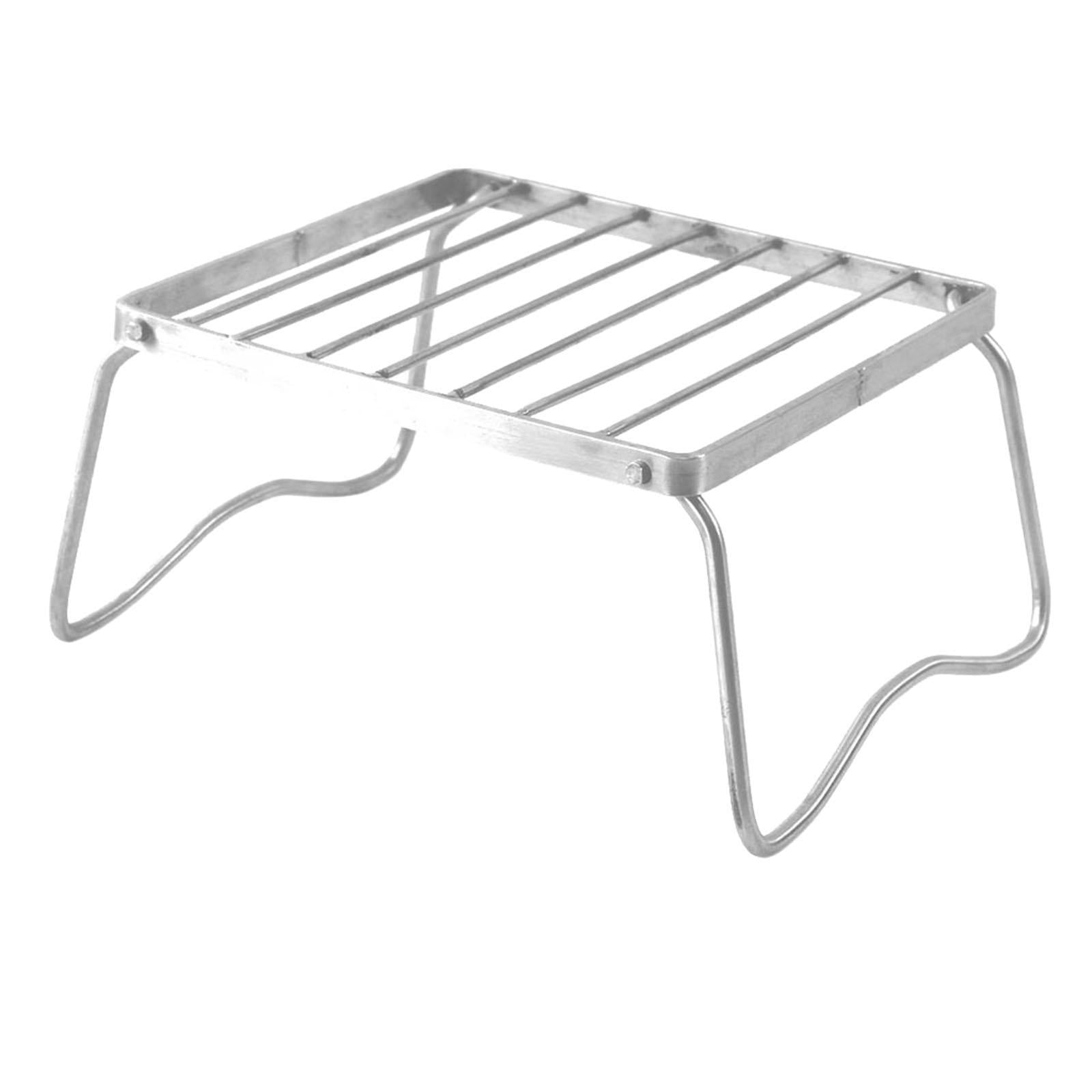 Outdoor Stainless Steel Foldable Stove Stand Rack Camping Pot Bracket