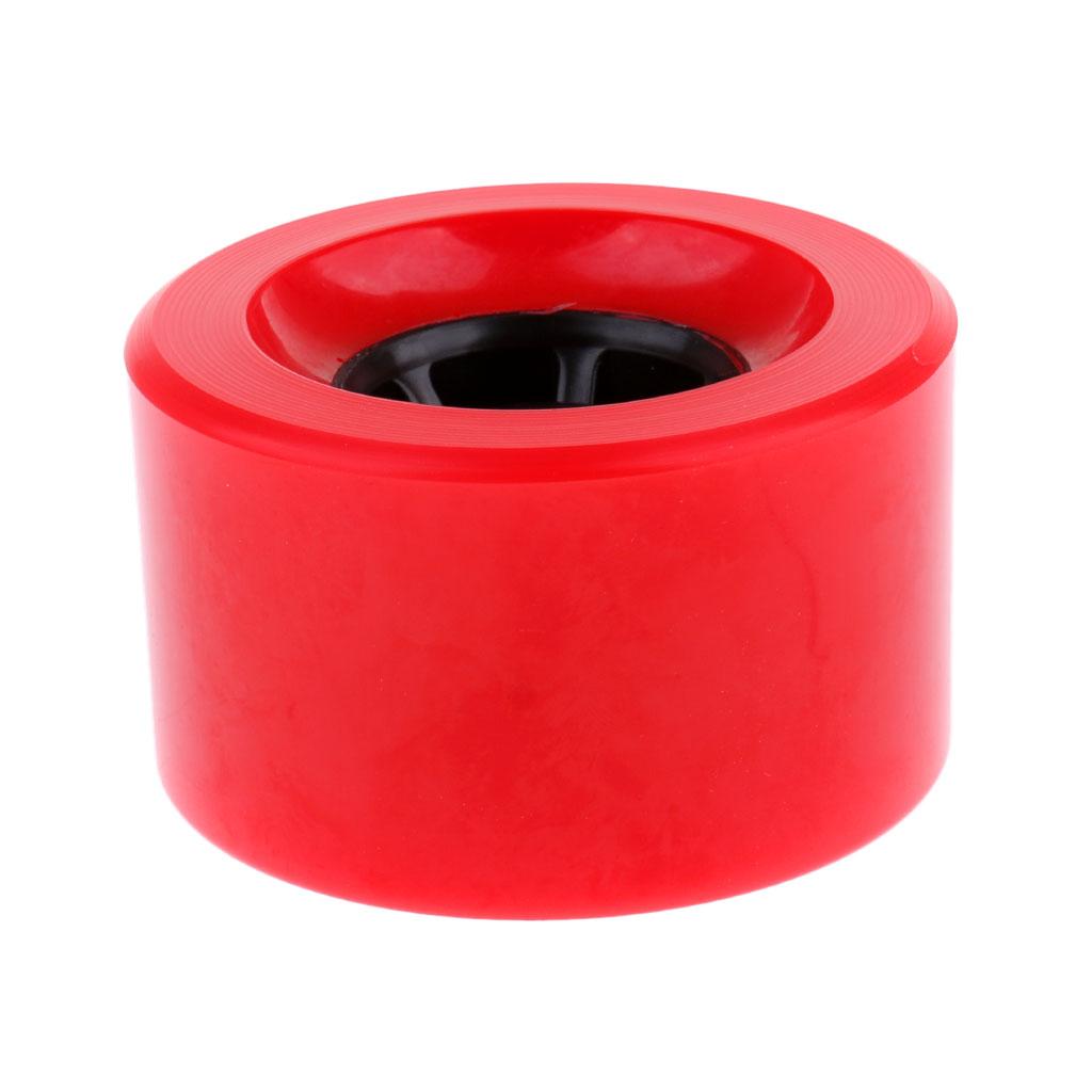 Solid Cruiser Longboard Skateboard High Elastic PU Wheel Shock Absorb Red