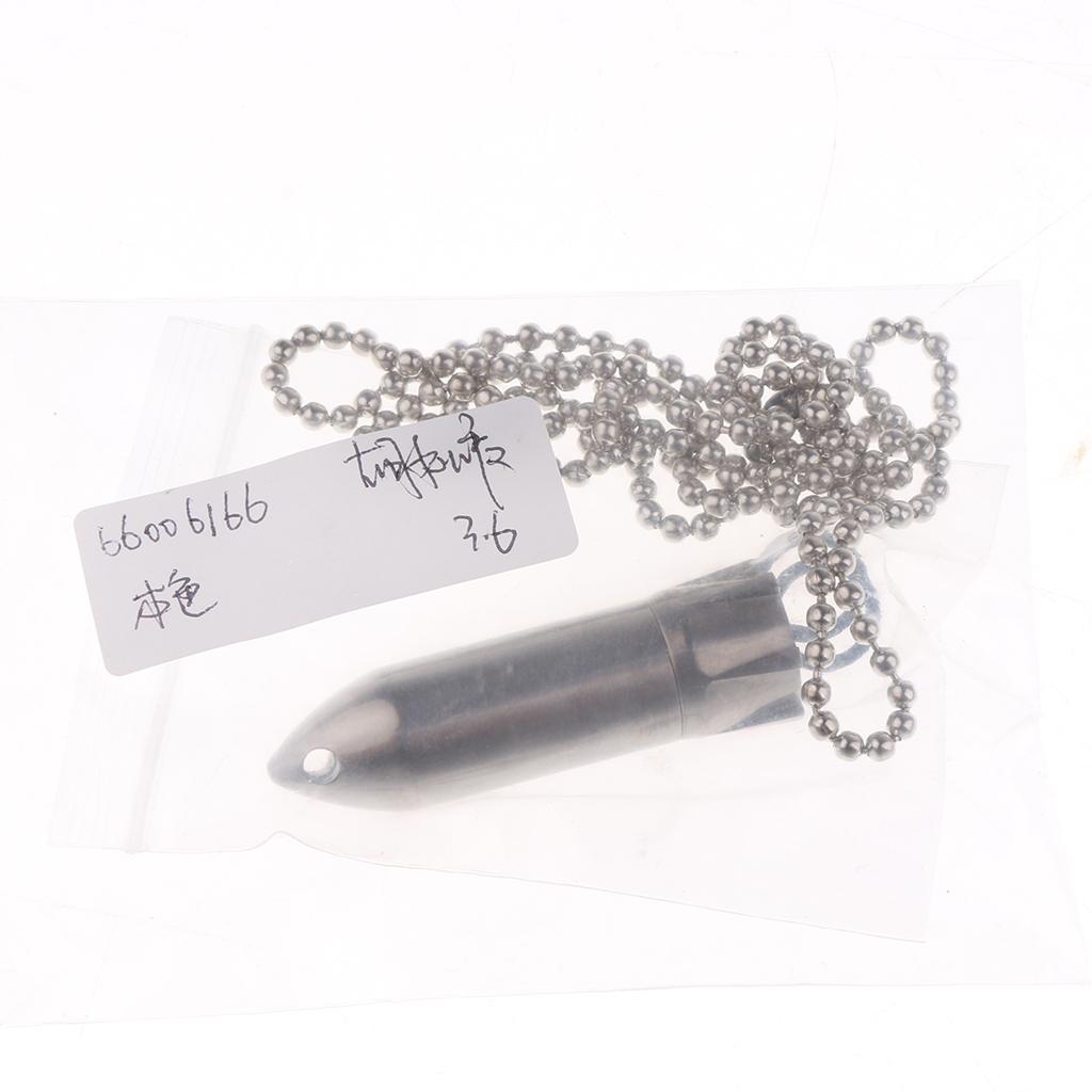 Titanium Alloy Waterproof Pill Box Holder for Camping Travel Hiking Silver