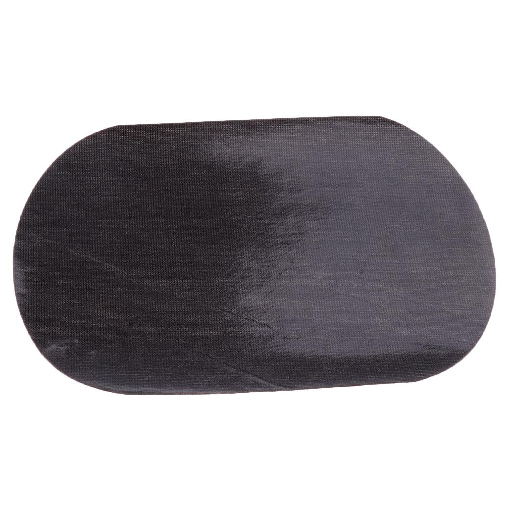 Clothing Iron-on Repair Patches Down Jackets Mend Elbow Oval Applique Gray