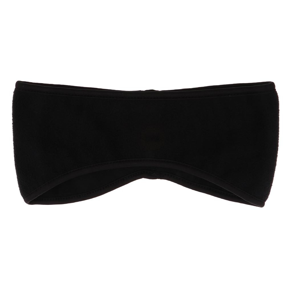 Warm Headband Ear Warmer Muffs Cover Headwear for Running Walking Black