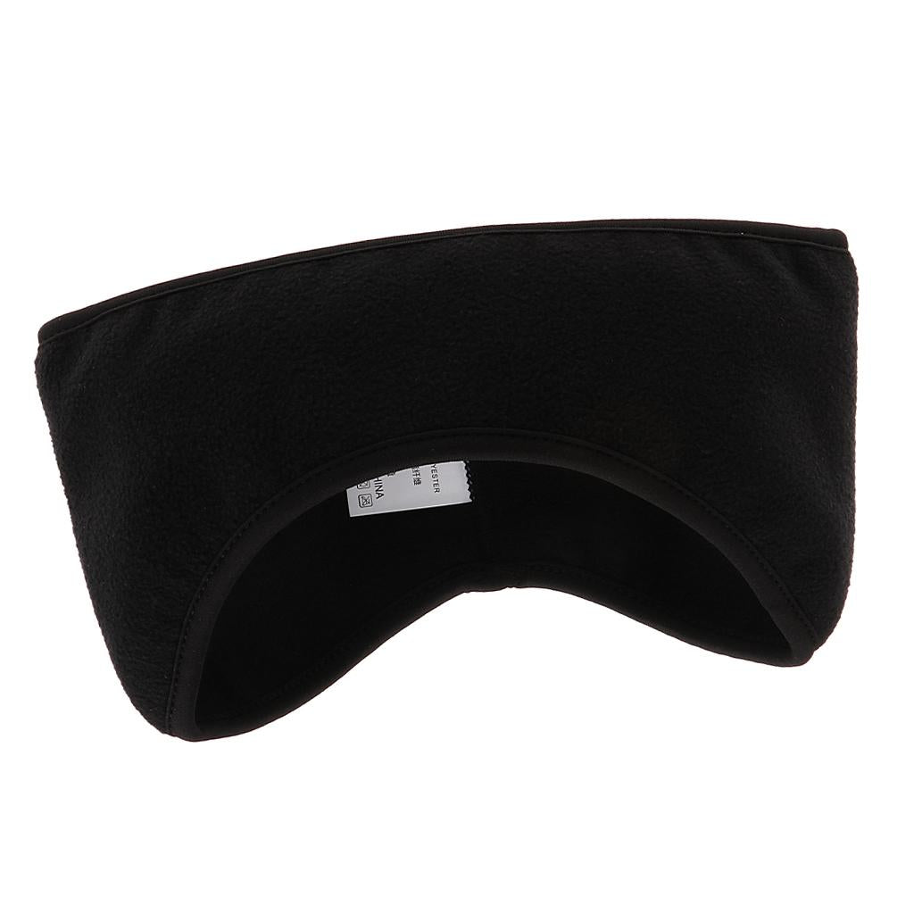 Warm Headband Ear Warmer Muffs Cover Headwear for Running Walking Black