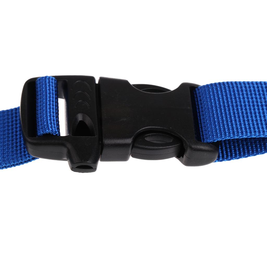 Nylon Webbing Strap Rucksack Backpack Quick Release Buckle Clip Dark Blue